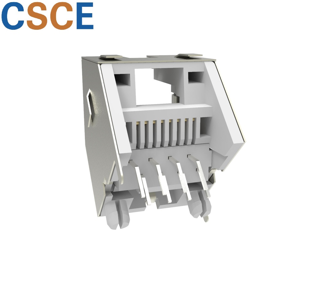 5226S 8P8C 1*1 EMI Type‑B, With Pins