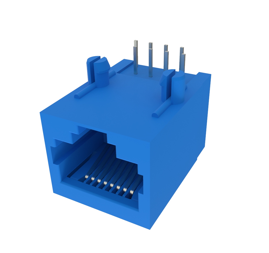 5921 1*1 8P8C Flat Pin