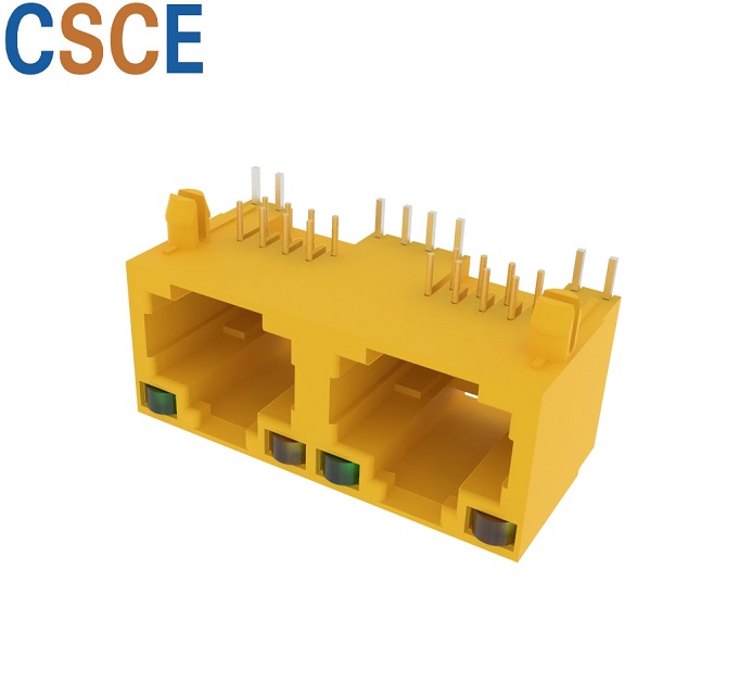 56 LED 1*2 8P8C D type