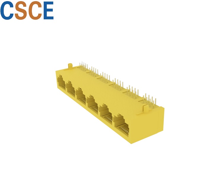 5921 1*6 8P8C Flat Pin
