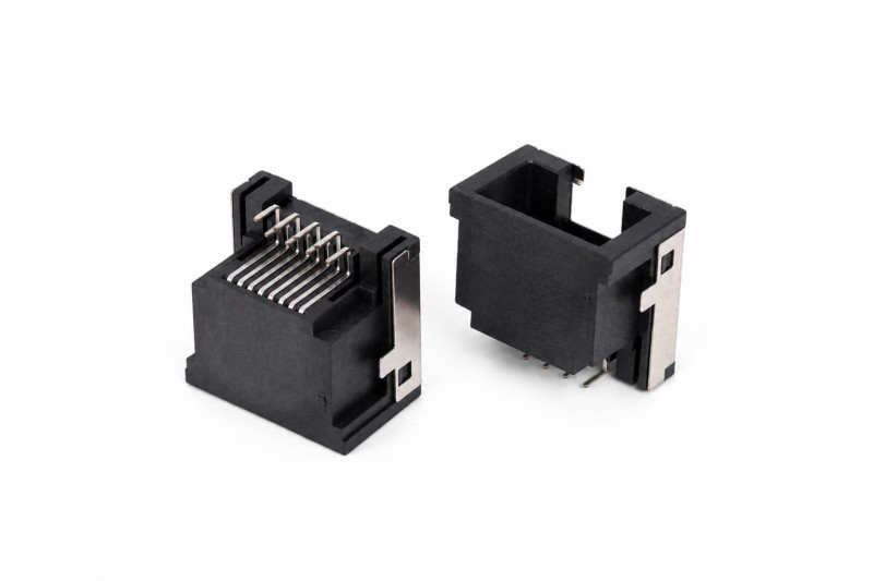 RJ45 9.9H Sink‑plate 4.3, Half‑Shielded,