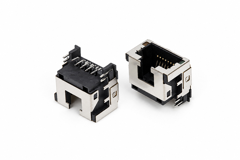 RJ45 9.9 Reverse Through‑Hole 