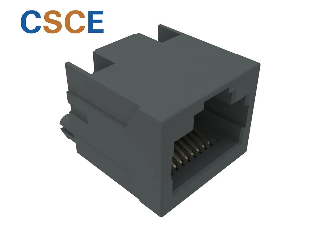 Unshield Top Entry 1 Port RJ45 Connector(pic3) Unshield Top Entry 1 Port RJ45 Connector