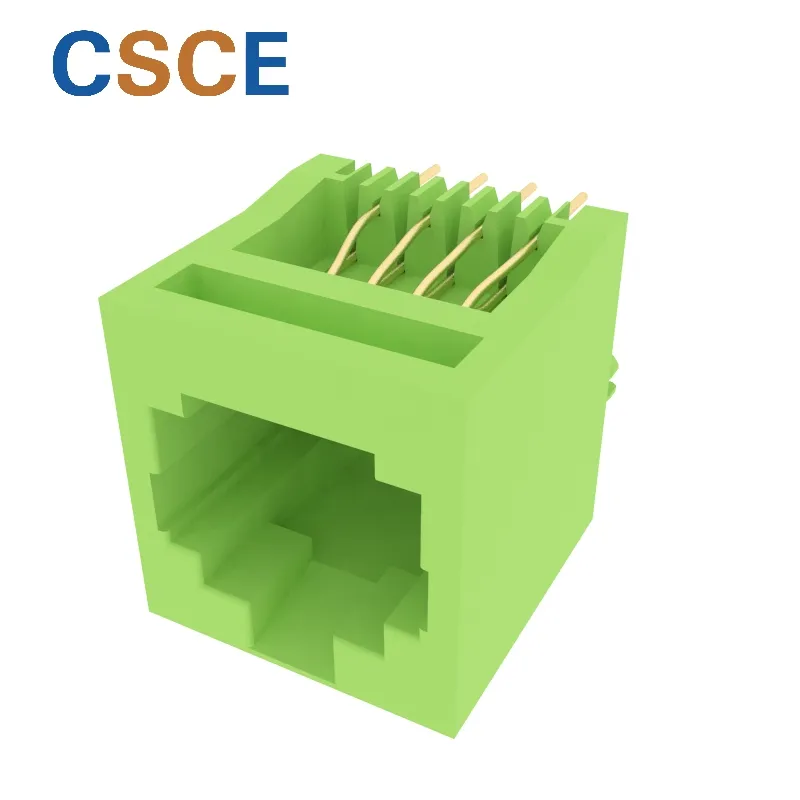 Top Entry 8p8c Modular PCB Jac