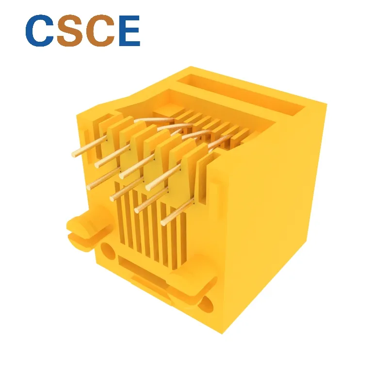 Top Entry 8p8c Modular PCB Jack with UL Certificate(pic3) Top Entry 8p8c Modular PCB Jack with UL Certificate