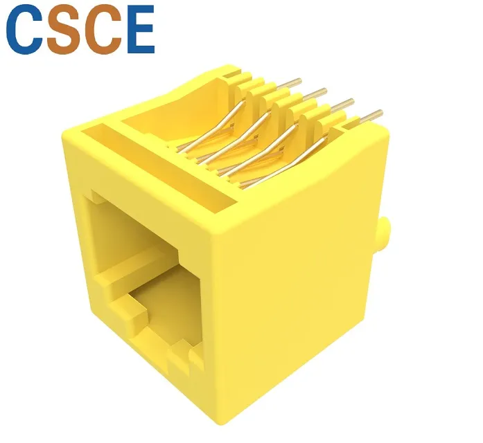 Top Entry 8p RJ45 PCB Connector Modular PCB Jack with Short Body(pic1) Top Entry 8p RJ45 PCB Connector Modular PCB Jack with Short Body