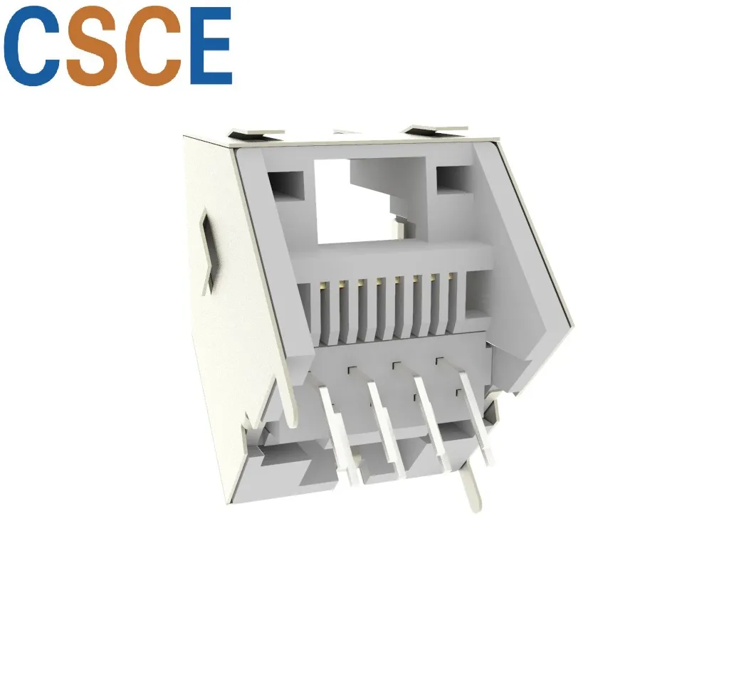 Single Port 8p RJ45 Modular PCB Jack with 45 Degree, 45 Degree 1 Port 8p RJ45 PCB Connector LAN Socket with Shield(pic2) Single Port 8p RJ45 Modular PCB Jack with 45 Degree, 45 Degree 1 Port 8p RJ45 PCB Connector LAN Socket with Shield