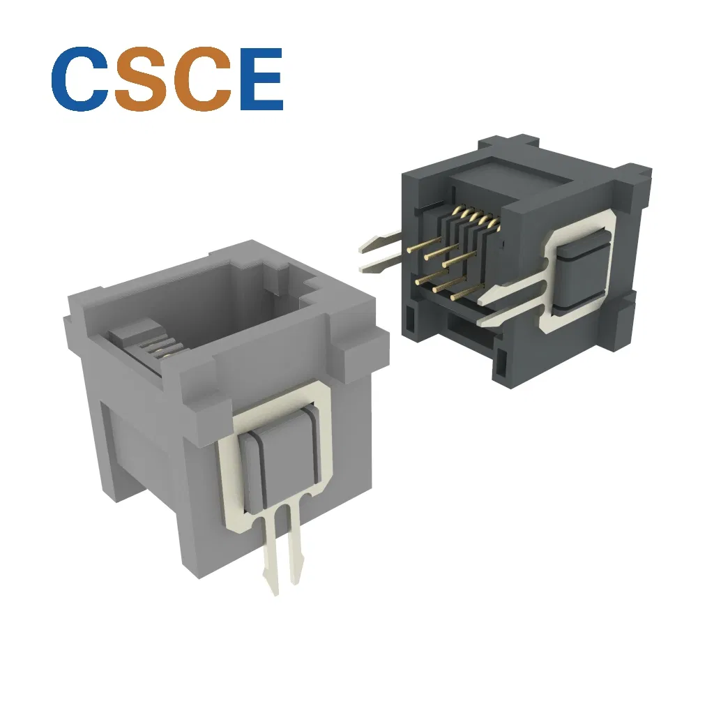 Side Entry 1X3 Ports Rj11 PCB 